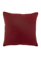 Cardinal Wreath Throw Pillow