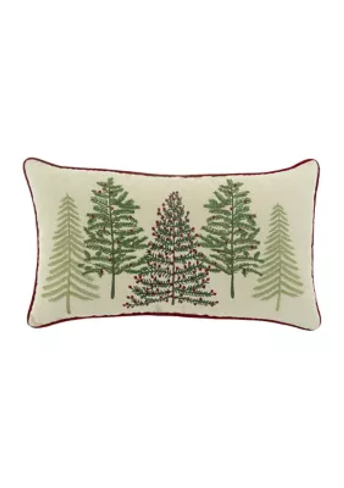 Christmas Tree Throw Pillow