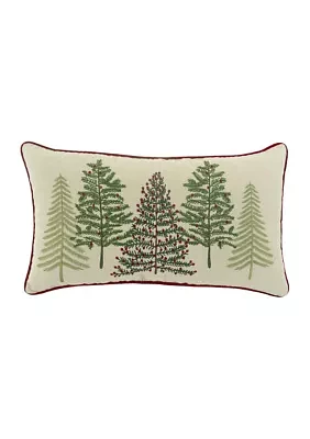 Christmas Tree Throw Pillow