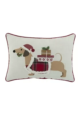 Dog Santa Pillow