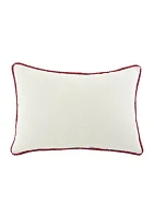 Lenox Vintage Poinsettia Pillow