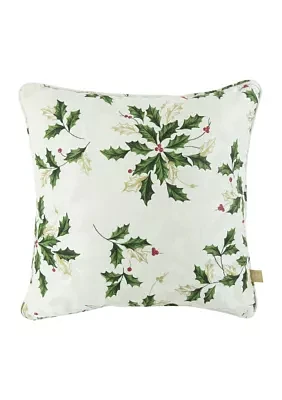 Lenox Scattered Holly Pillow