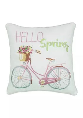 Spring Bike Pillow