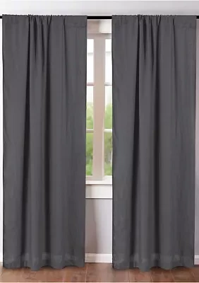 Washed Linen Drape Panel - Set of 2