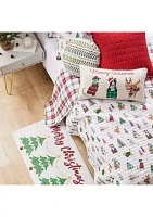 Meowy Christmas King Quilt Set