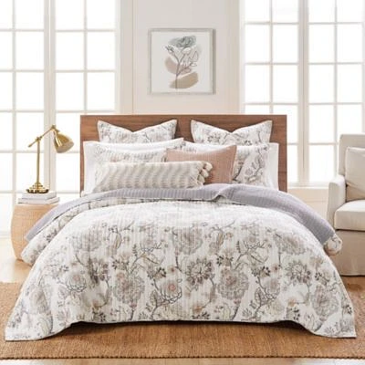 Ophelia Blush Twin Quilt Set