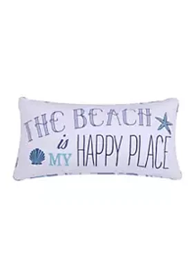 Levtex Home Beach Happy Place Pillow