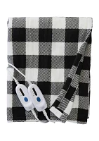 Heated Microplush Throw Blanket