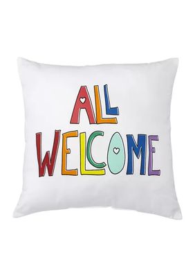 All Welcome Decorative Pillow