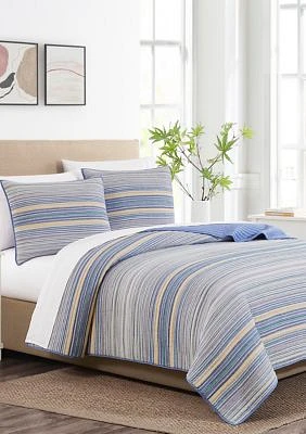 Sunset Blue Quilt Set