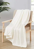 Solid Plush Throw Blanket