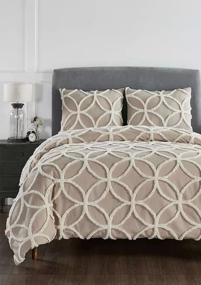 Belk Tufted Wedding Ring Collection Comforter Set with Shams | The Summit