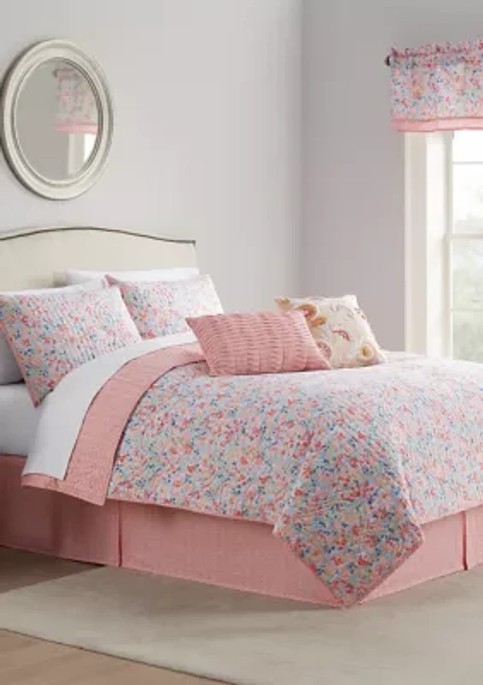 Speckled Ditsy 4 Piece Quilt Set