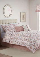 4-Piece Floral Comforter Set