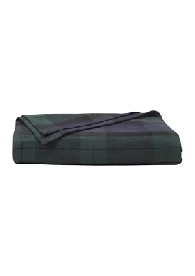 Luxury Cotton Plaid Blanket