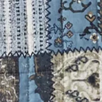 Ansara Blue Quilt Set