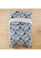 Ansara Blue Quilt Set