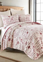 Deck the Halls Reversible Quilt Set