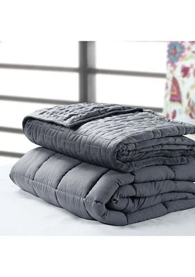 Weighted Blanket with Quilted Duvet Cover