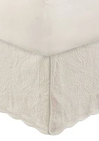 Paisley Ivory Bedskirt