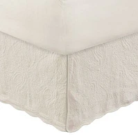 Paisley Ivory Bedskirt