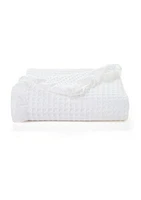 Ruffled Waffle Blanket