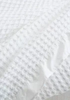 Ruffled Waffle Blanket