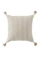 Slub Stripe 18'' x 18'' Pillow