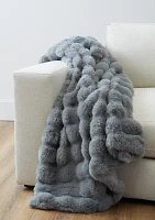 Reversible Luxury Faux Fur Throw