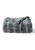 Reversible Luxury Faux Fur Throw