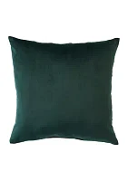 Pleated Velvet Throw Pillow