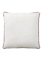 Beaded Candy Cane Throw Pillow