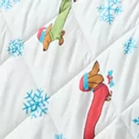 Snowy Dog Quilt Set