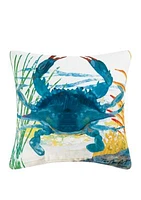 Colorful Crab Pillow