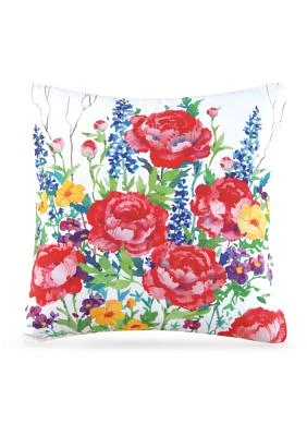 Peony Garden Decorative Pillow