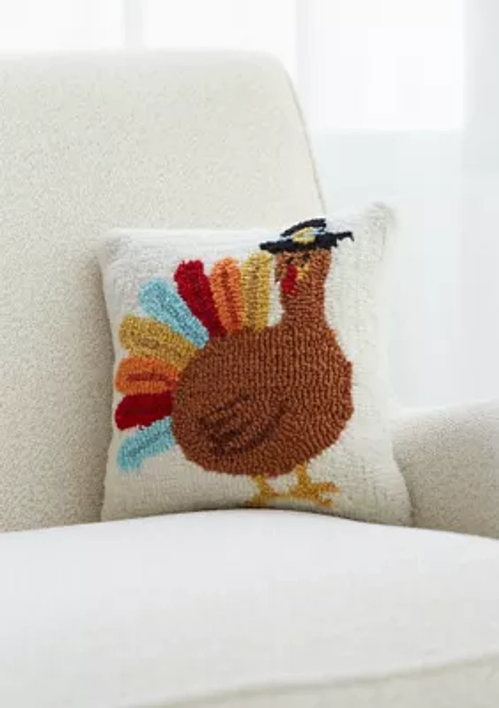 Mini Turkey Throw Pillow