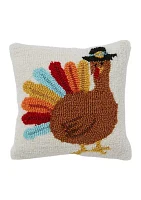 Mini Turkey Throw Pillow