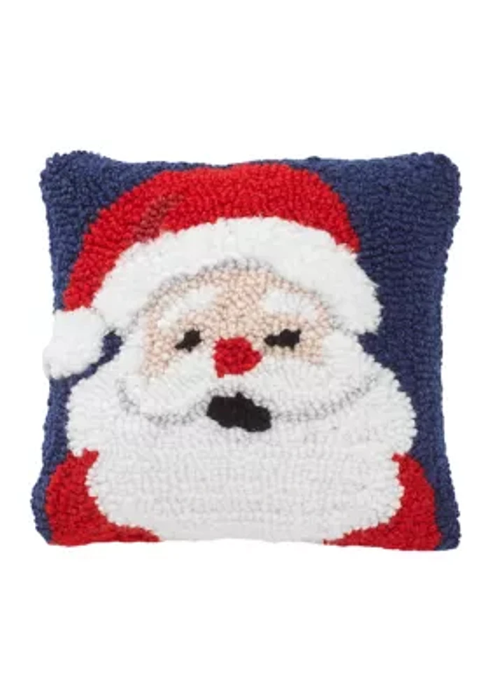 Hooked Santa Pillow