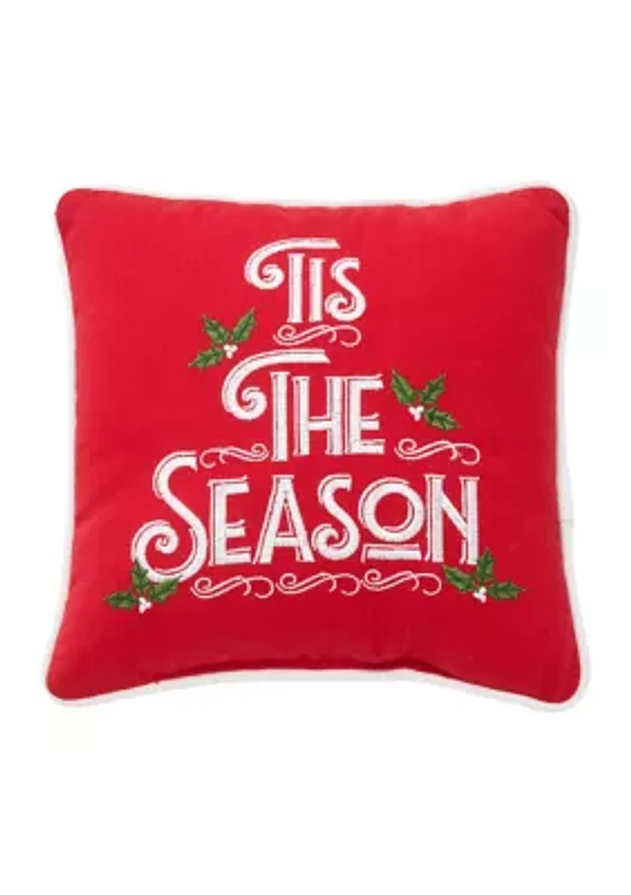 Tis The Season Throw Pillow