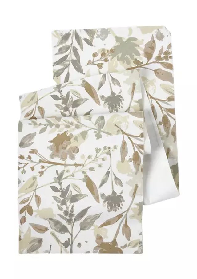 Belk Neutral Floral Table Runner | The Summit