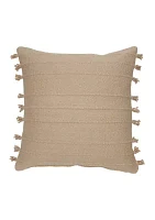 Side Fringe Throw Pillow