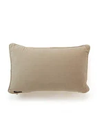 Linen and Velvet Back Pillow