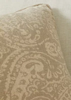 Linen and Velvet Back Pillow