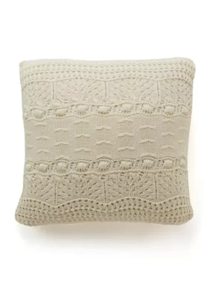 June Crochet Pillow