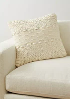 June Crochet Pillow