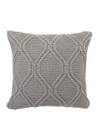 Chenille Honeycomb Pillow