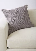 Chenille Honeycomb Pillow