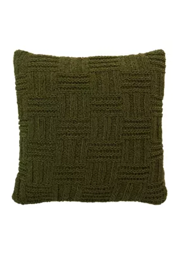 Chenille Box Car Pillow