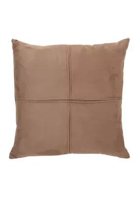 Faux Suede Pillow