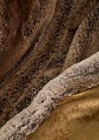 Faux Fur Throw Blanket